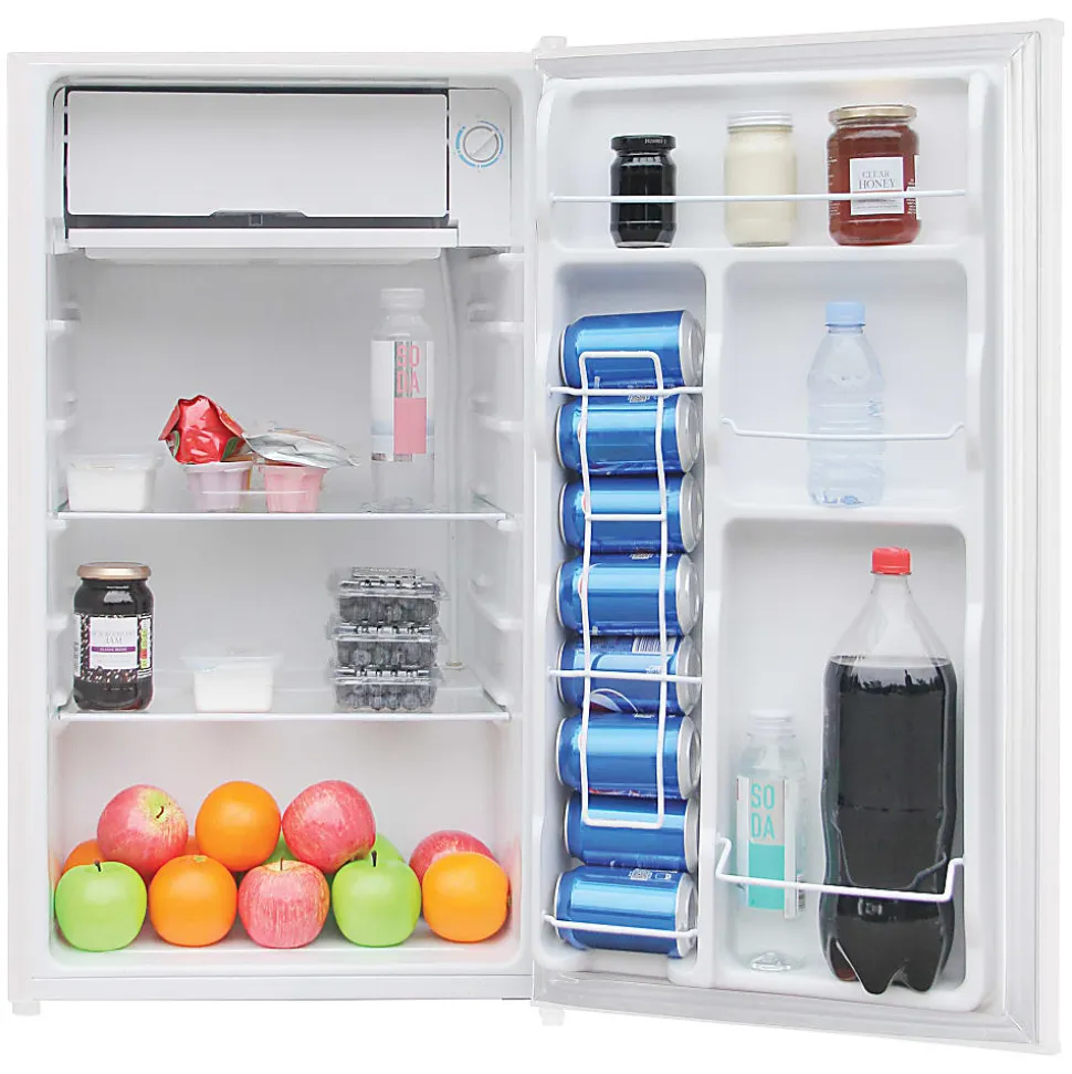 Frigidaire® 3.2-cu.-ft. 65-Watt Eraser-Board Door Retro Compact Fridge, White, EFR331-B-WHITE