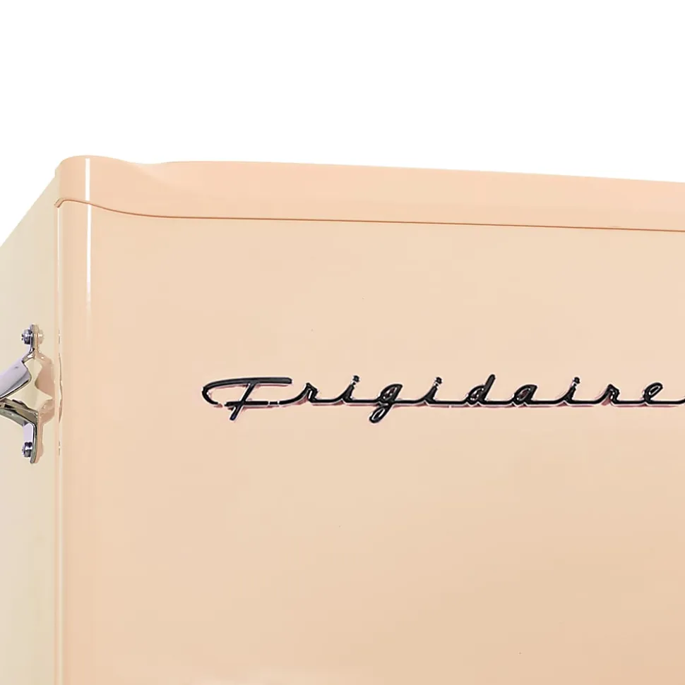 Frigidaire® 3.2-cu.-ft. 65-Watt Retro Bar Fridge with Side Bottle Opener, Coral, EFR376-B-CORAL