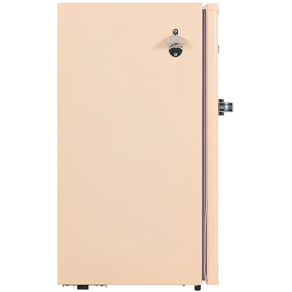 Frigidaire® 3.2-cu.-ft. 65-Watt Retro Bar Fridge with Side Bottle Opener, Coral, EFR376-B-CORAL