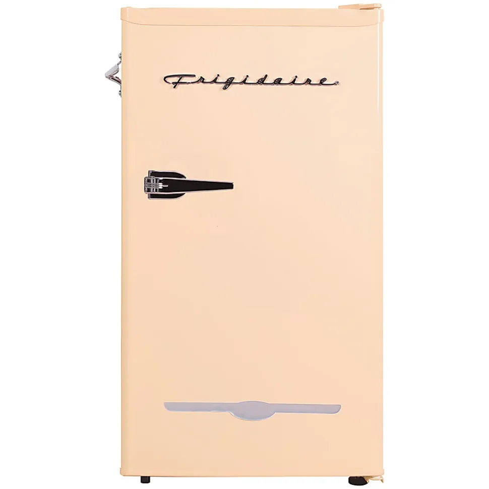 Frigidaire® 3.2-cu.-ft. 65-Watt Retro Bar Fridge with Side Bottle Opener, Coral, EFR376-B-CORAL
