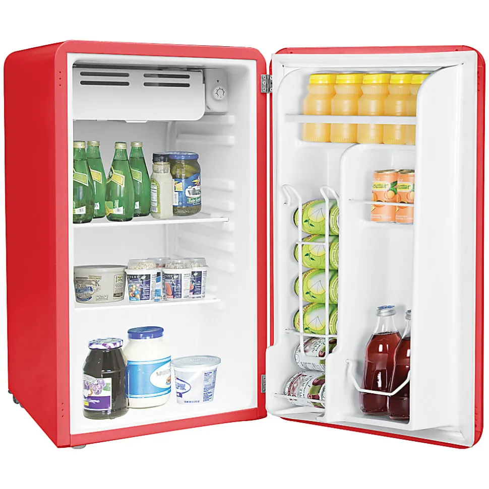 Frigidaire® 3.2-cu.-ft. 60-Watt Retro Compact Refrigerator, Red, EFR372-B-RED