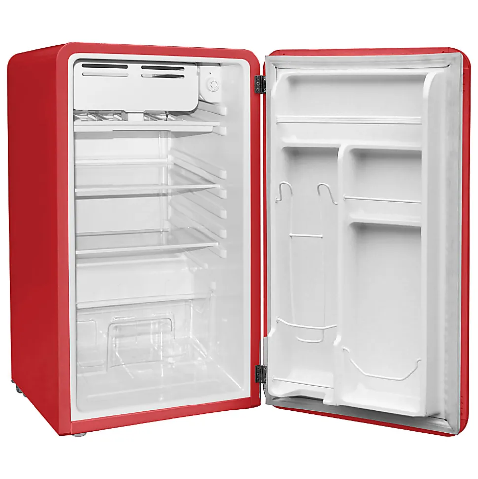 Frigidaire® 3.2-cu.-ft. 60-Watt Retro Compact Refrigerator, Red, EFR372-B-RED