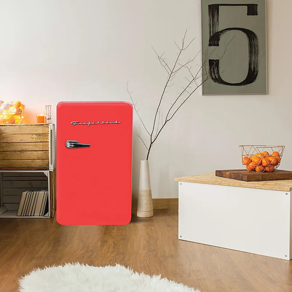 Frigidaire® 3.2-cu.-ft. 60-Watt Retro Compact Refrigerator, Red, EFR372-B-RED