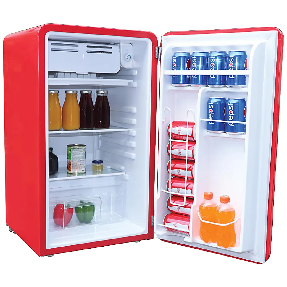 Frigidaire® 3.2-cu.-ft. 60-Watt Retro Compact Refrigerator, Red, EFR372-B-RED