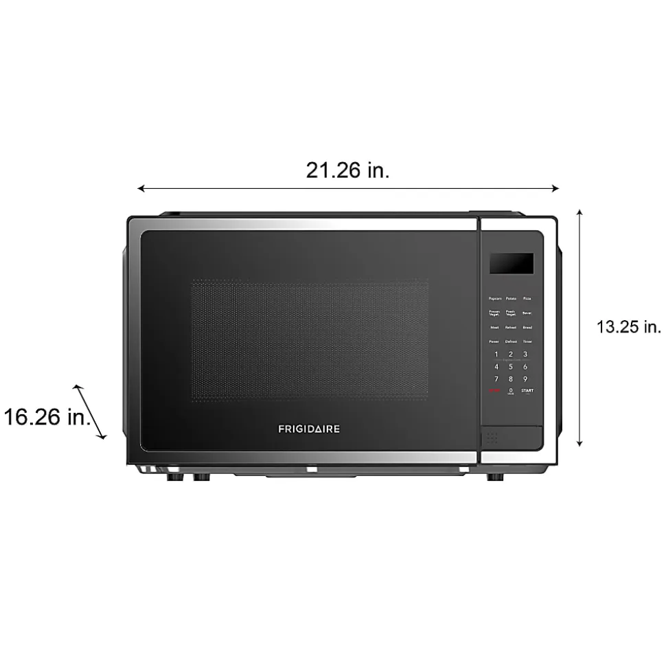 Frigidaire® 1.5-cu. ft. 1,000-Watt Stainless Steel Microwave, Black, EMW1510