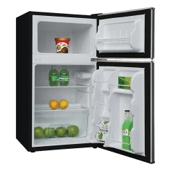 Frigidaire 2-Door Retro 3.2 cu ft Compact Refrigerator with Freezer, Platinum