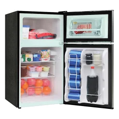 Frigidaire 2-Door Retro 3.2 cu ft Compact Refrigerator with Freezer, Platinum