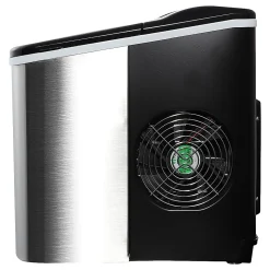 Frigidaire® 26 Lb. Countertop Ice Maker with 9-In. Bullet-Shaped Cubes, Silver, EFIC121-SS
