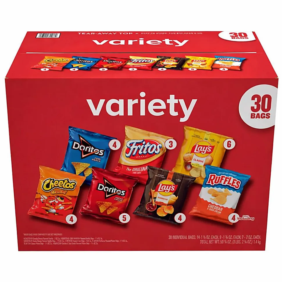 Frito-Lay Classic Variety Mix, Total Qty 30