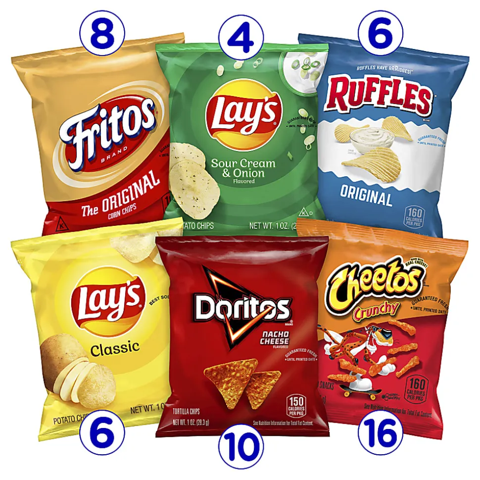 Frito-Lay® Classic Variety Pack, 1 Oz, Pack Of 50 Bags