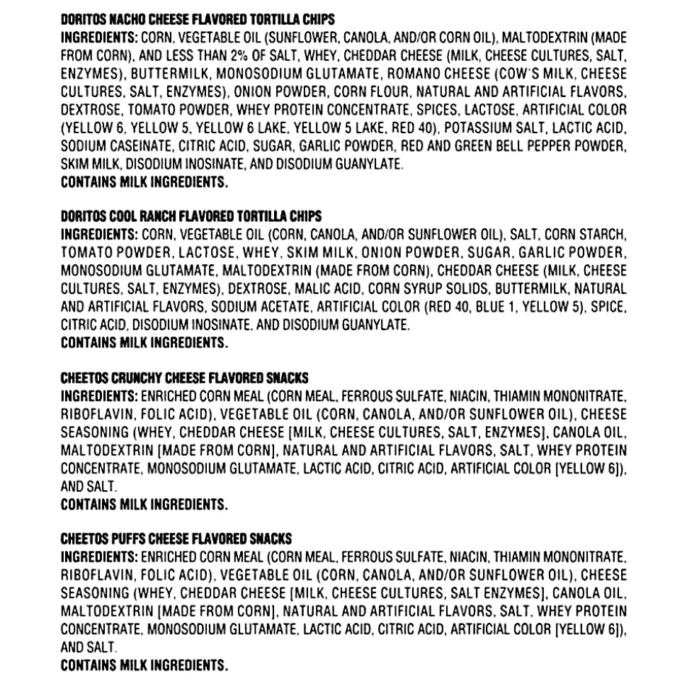 Frito-Lay® Doritos® & Cheetos® Variety Pack, 1.75 Oz, Total Qty 30