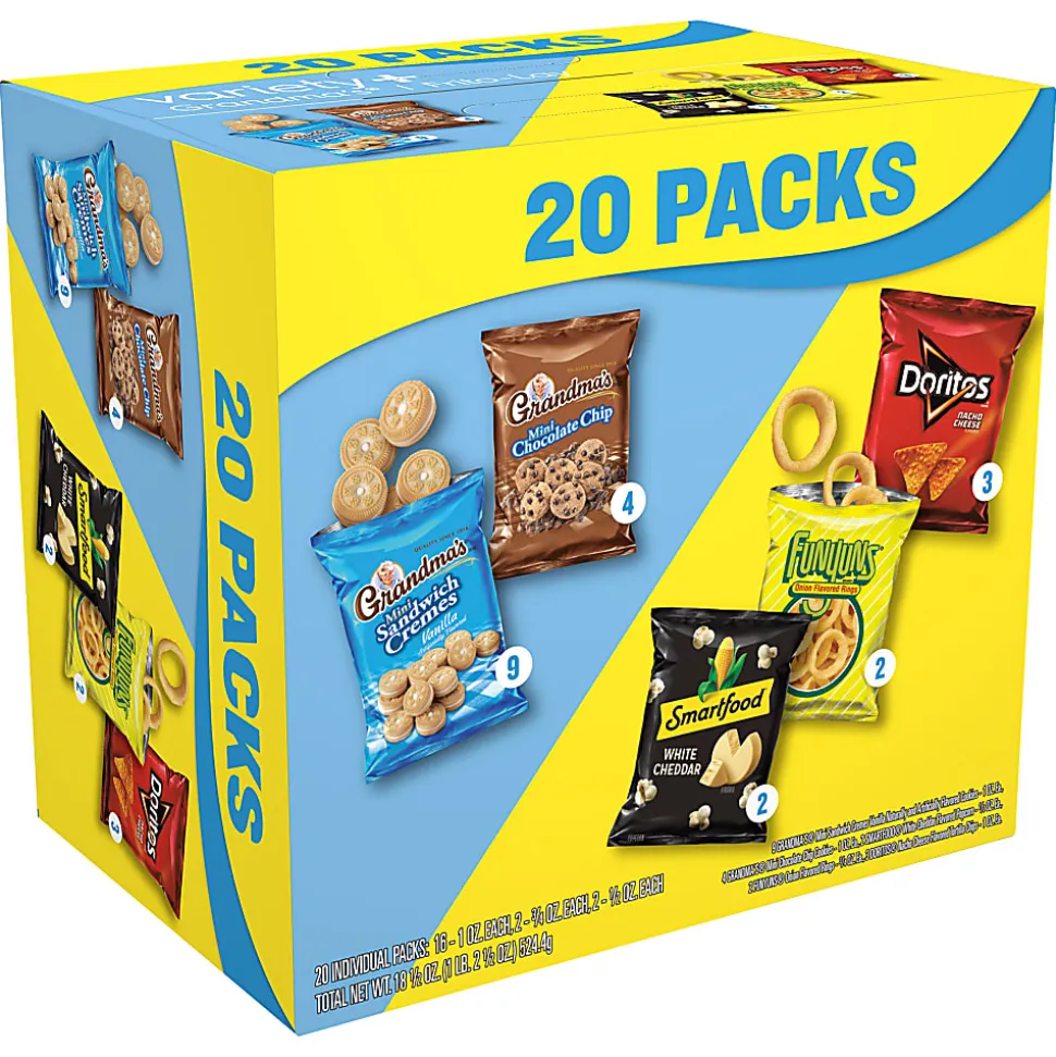 Frito-Lay Macrosnack Variety Pack, Pack Of 20 Bags