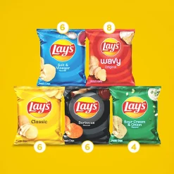 Frito-Lay Potato Chip Variety Mix, 1.5 Oz, Total Qty 30