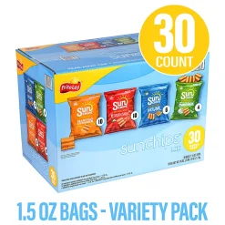 Frito-Lay® Sunchips Variety Pack, 1.5 Oz Bags, Assorted Flavors, Pack Of 30 Bags