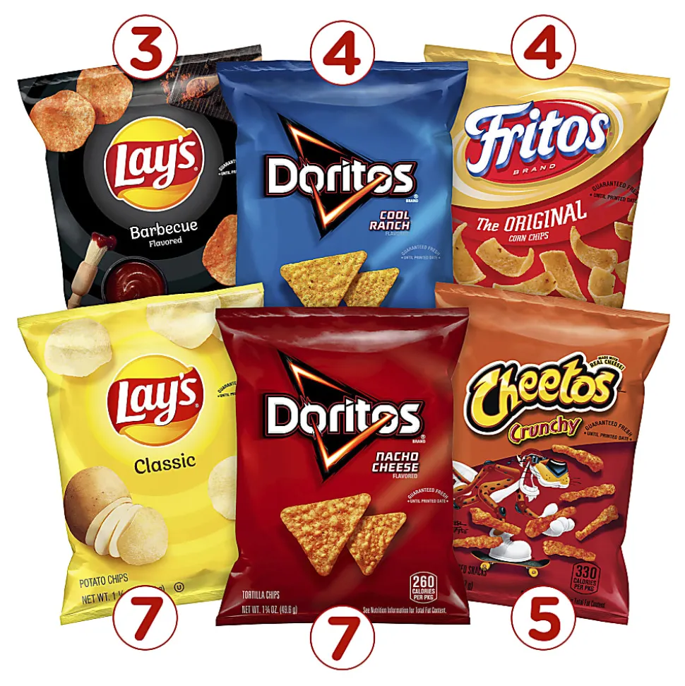 Frito-Lay Variety Big Grab Bag, Bag Of 30 Bags