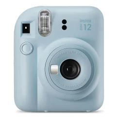 Fujifilm Instax Mini 12 Instant Film Camera With Lens, Pastel Blue
