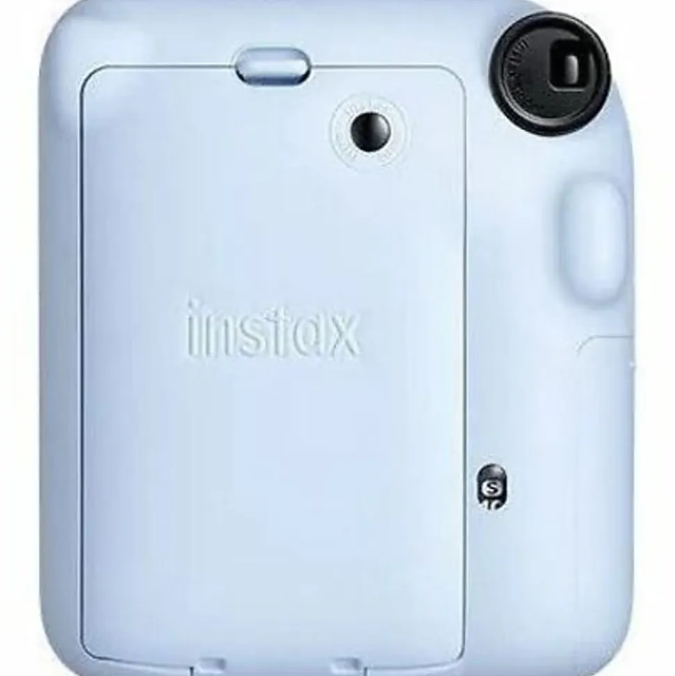 Fujifilm Instax Mini 12 Instant Film Camera With Lens, Pastel Blue