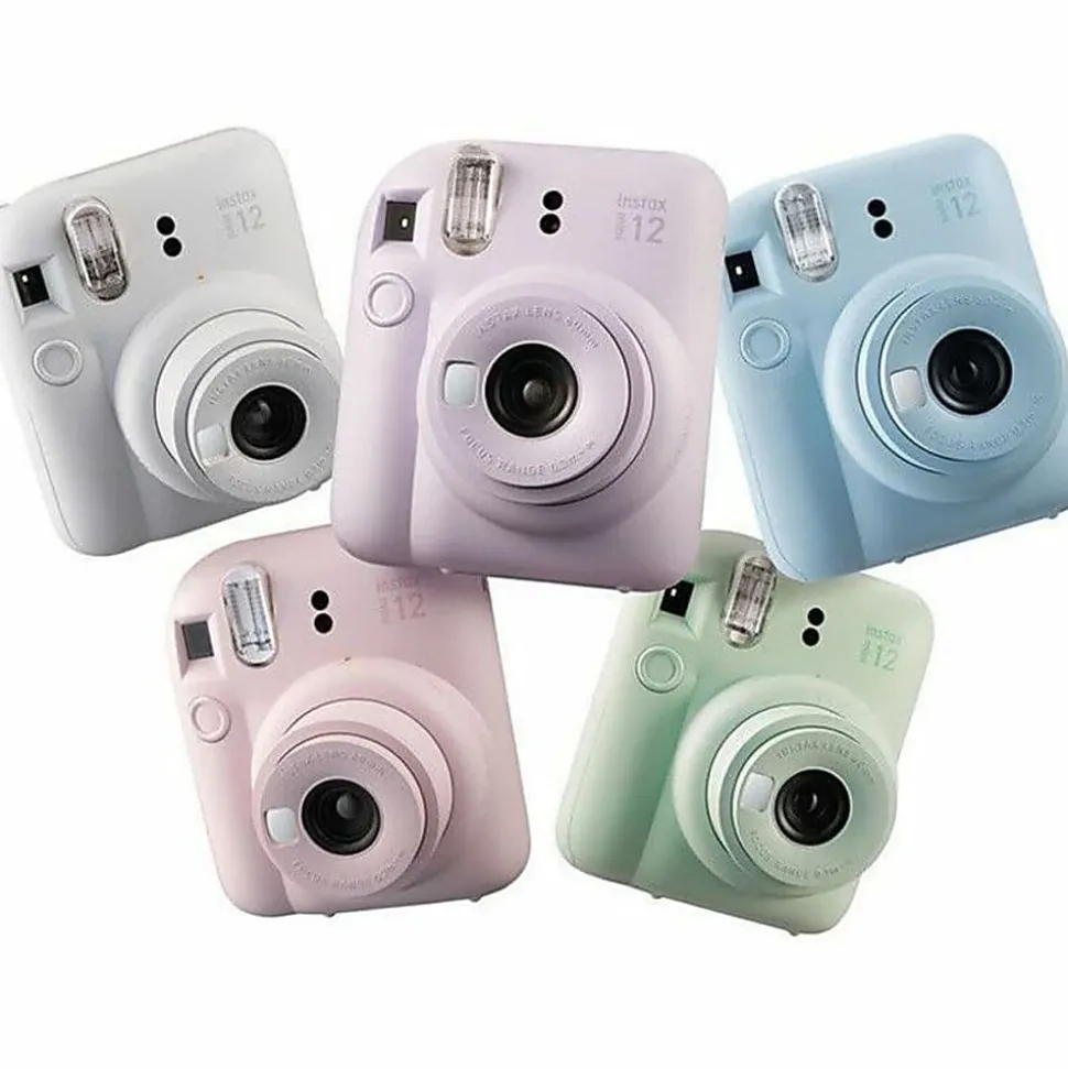 Fujifilm Instax Mini 12 Instant Film Camera With Lens, Mint Green