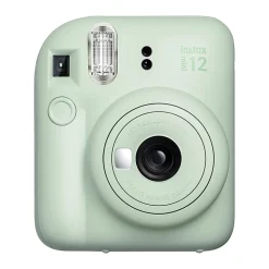 Fujifilm Instax Mini 12 Instant Film Camera With Lens, Mint Green
