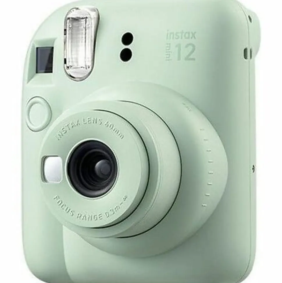 Fujifilm Instax Mini 12 Instant Film Camera With Lens, Mint Green