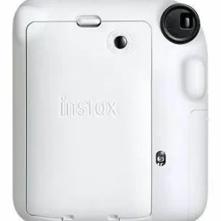 Fujifilm Instax Mini 12 Instant Film Camera With Lens, Clay White