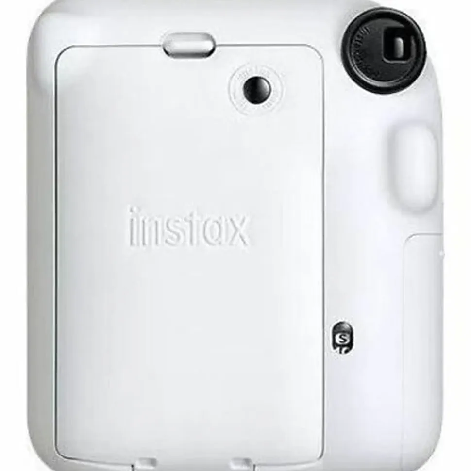Fujifilm Instax Mini 12 Instant Film Camera With Lens, Clay White