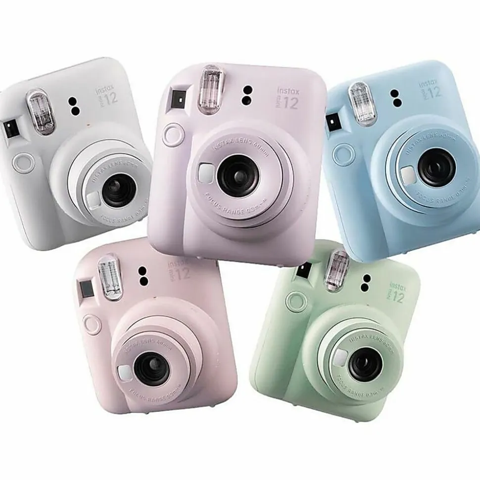 Fujifilm Instax Mini 12 Instant Film Camera With Lens, Lilac Purple