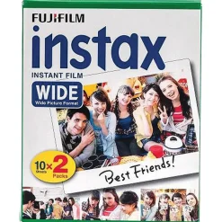 Fujifilm Instax WIDE Film For Instax Film Cameras, Pack Of 2 Film