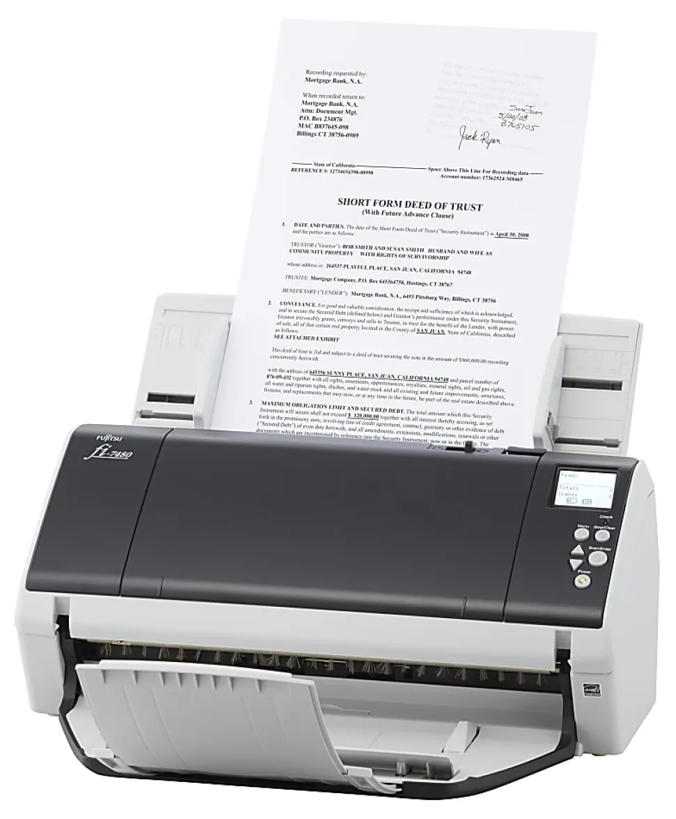 Fujitsu fi-7480 Sheetfed Scanner