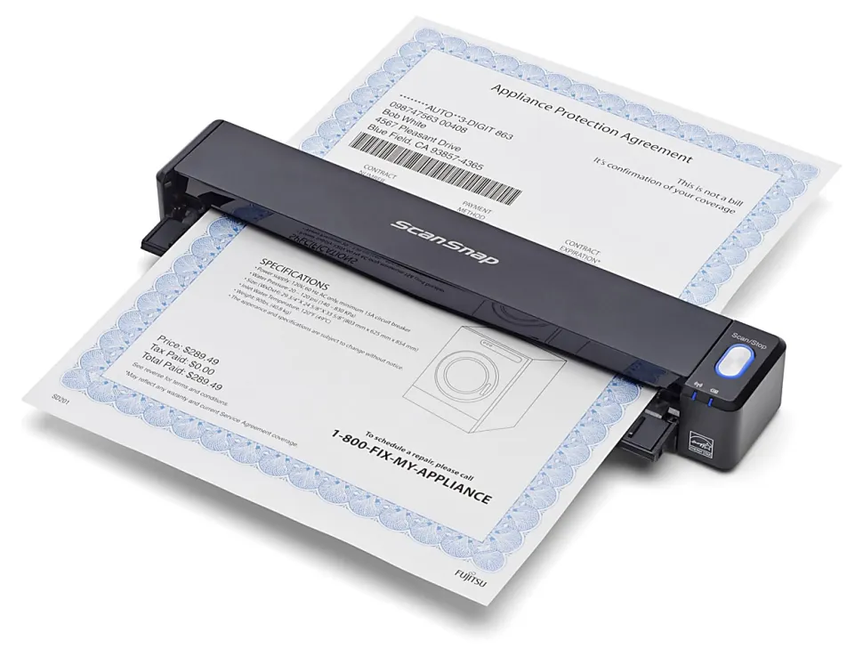Fujitsu ScanSnap iX100 Wireless Color Sheetfed Scanner