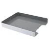 Fusion Letter Tray, 1 3/4"H x 10"W x 12 3/4"D, White/Gray