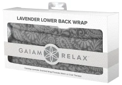 Gaiam Relax Lower Back Wrap, 10-3/4"H x 5-3/4"W x 2"D, Gray