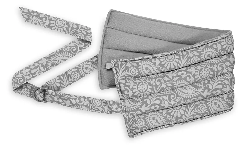 Gaiam Relax Lower Back Wrap, 10-3/4"H x 5-3/4"W x 2"D, Gray