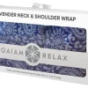 Gaiam Relax Neck And Shoulder Wrap, 10-3/4"H x 5-3/4"W x 2"D, Purple