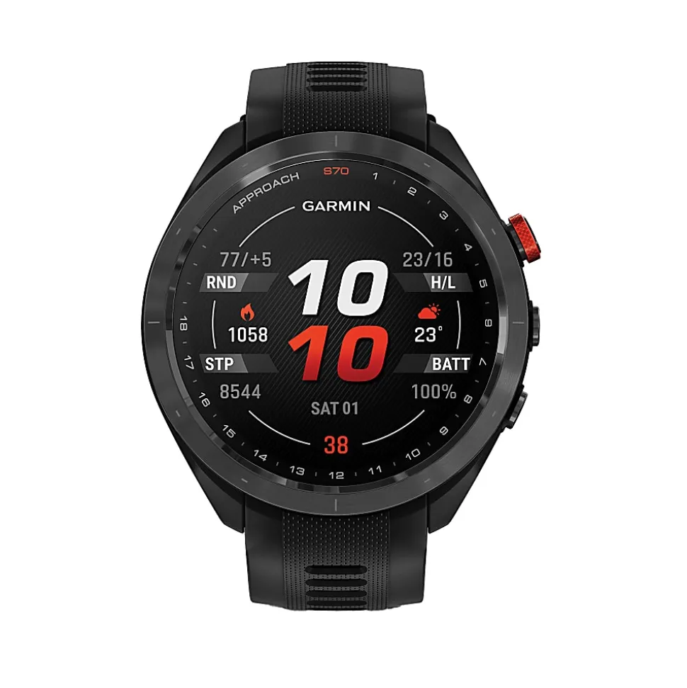 Garmin Approach S70 Golf Smartwatch With 47 mm Case, Black