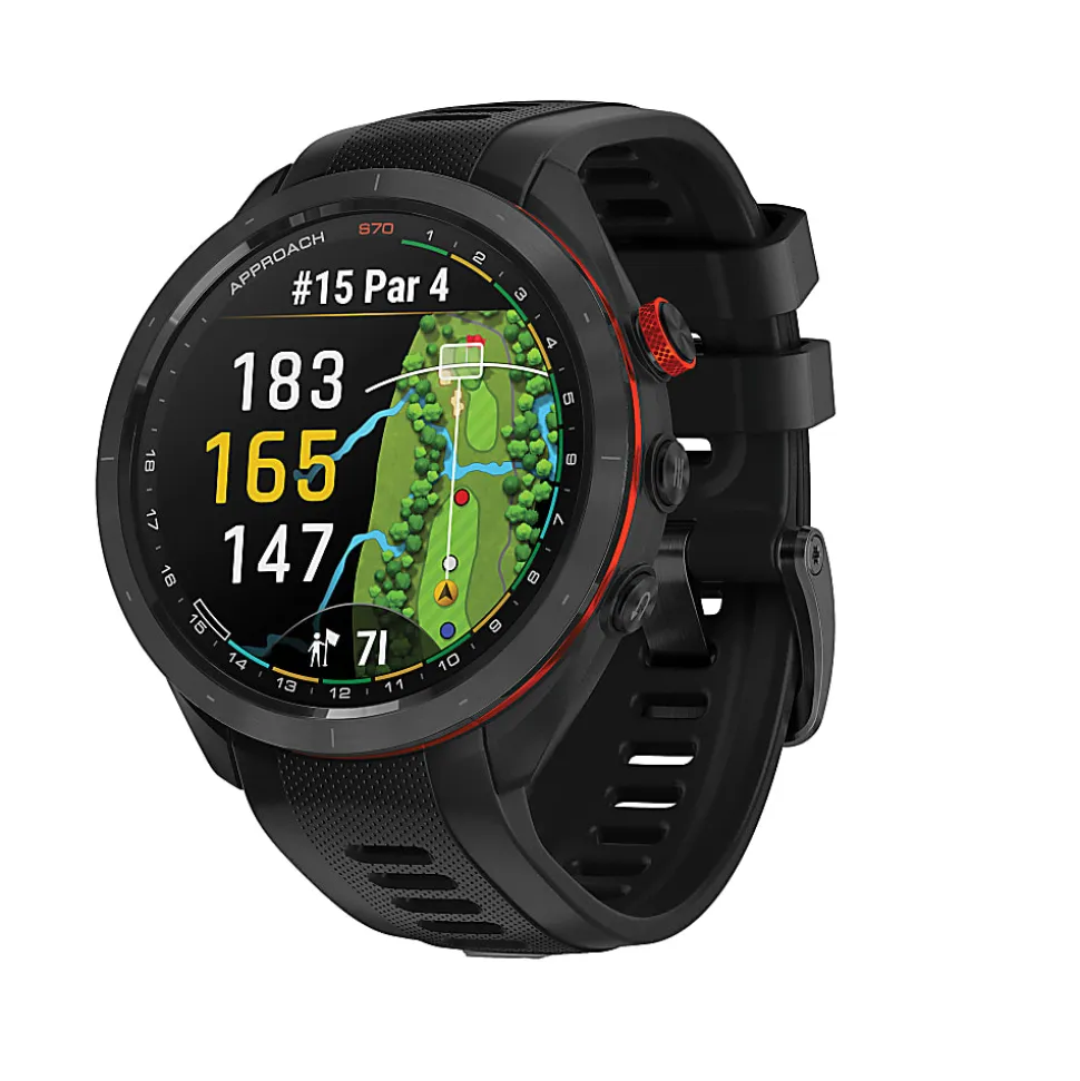 Garmin Approach S70 Golf Smartwatch With 47 mm Case, Black