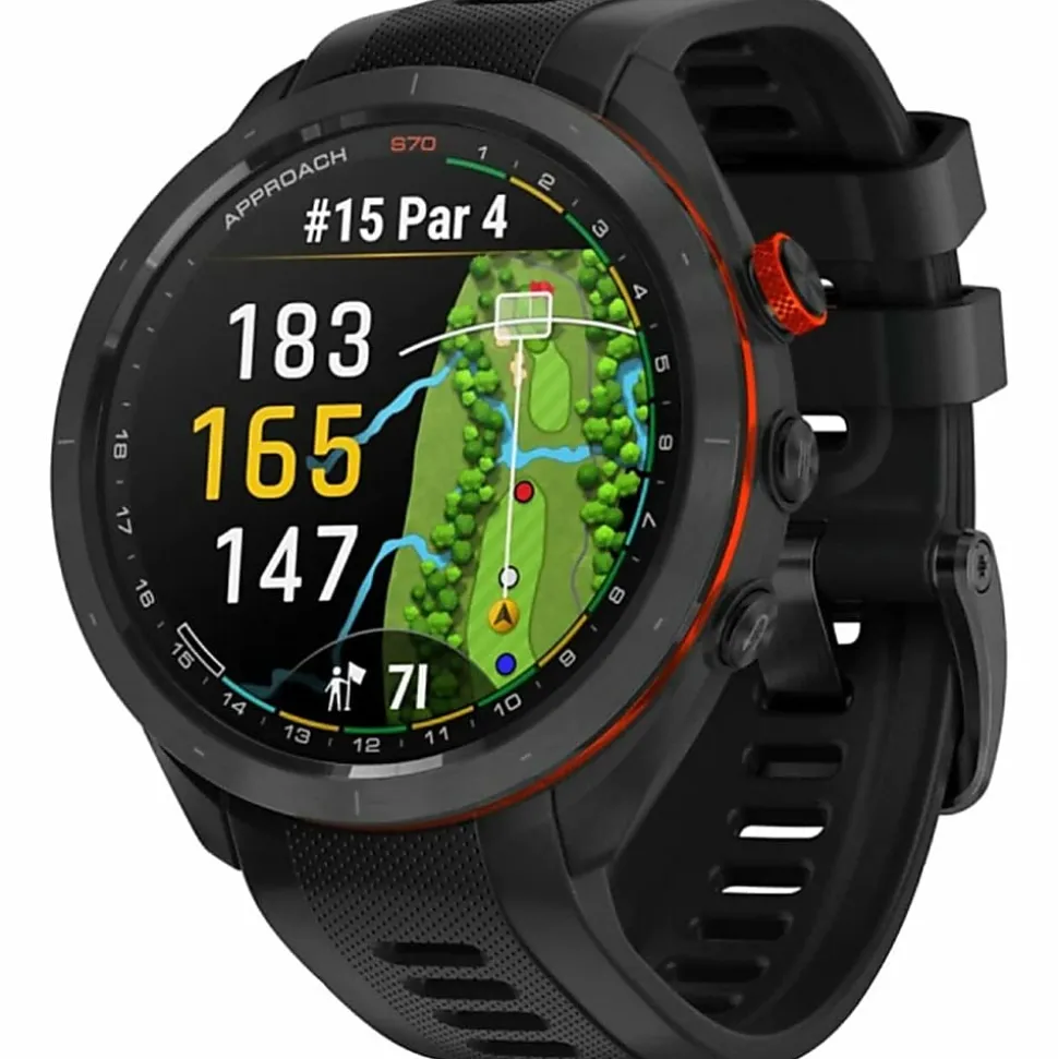 Garmin Approach S70 Golf Smartwatch With 47 mm Case, Black