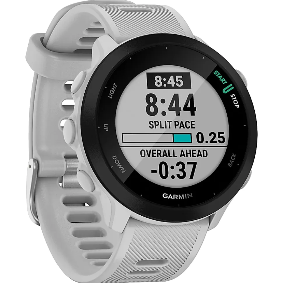 Garmin Forerunner 55 Running Watch, White