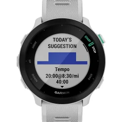 Garmin Forerunner 55 Running Watch, White
