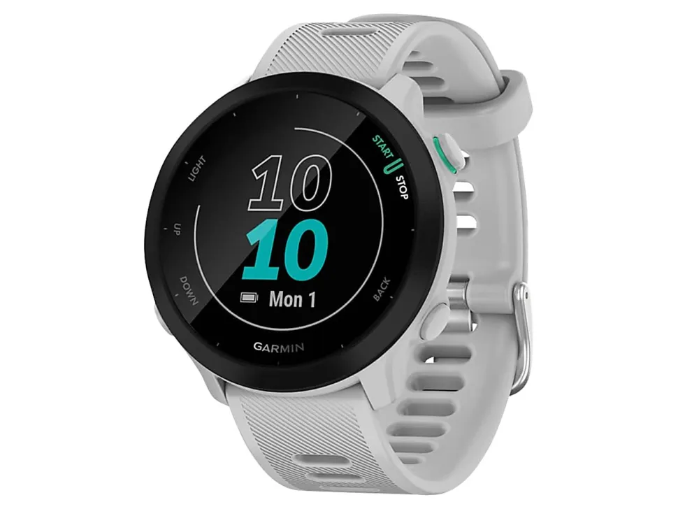 Garmin Forerunner 55 Running Watch, White