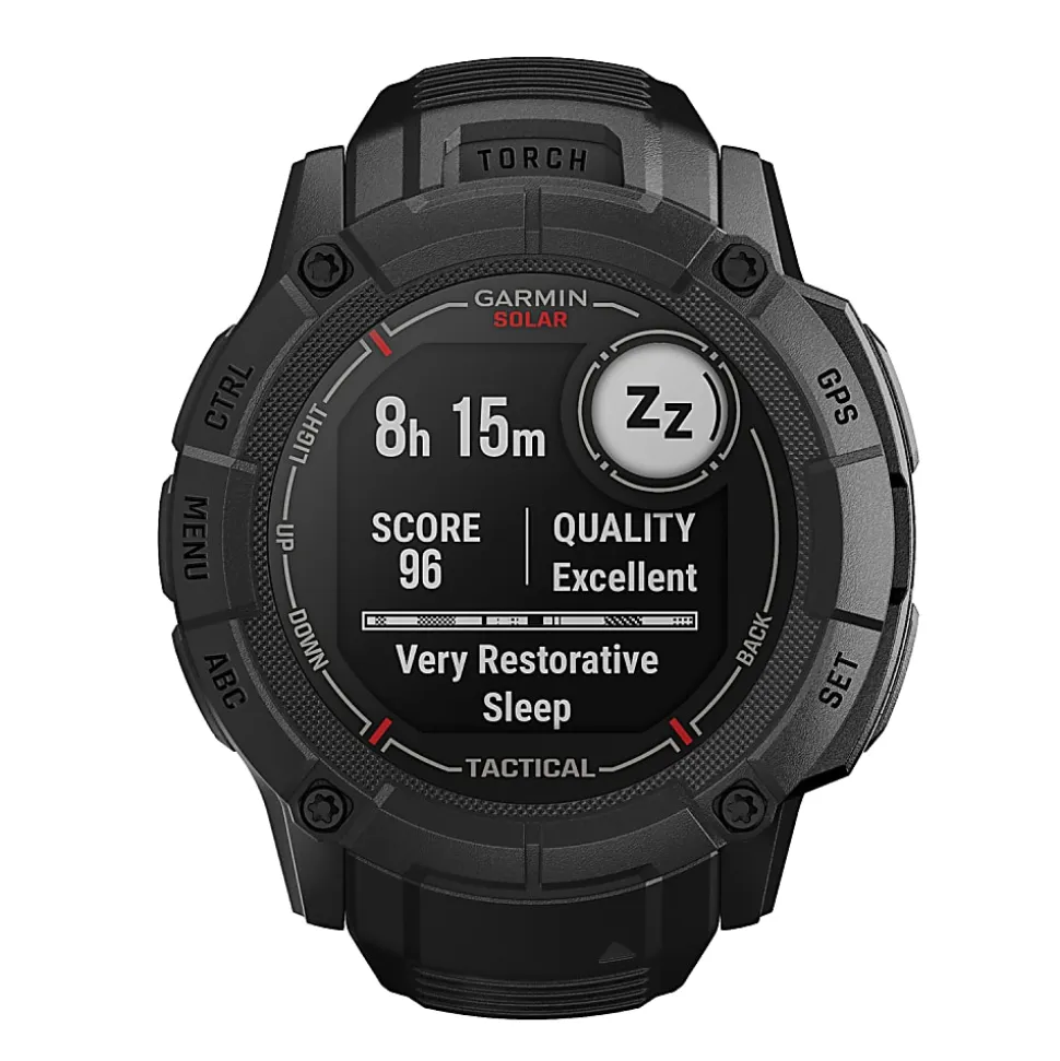 Garmin® Instinct 2X Tactical Edition Solar Smart Watch, Black