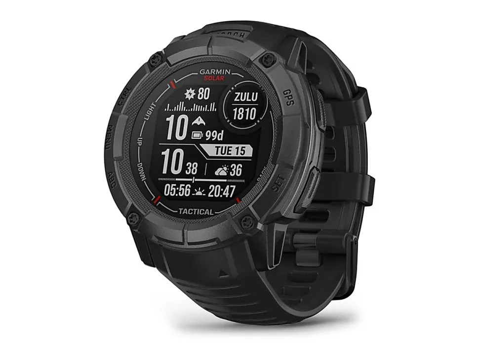 Garmin® Instinct 2X Tactical Edition Solar Smart Watch, Black