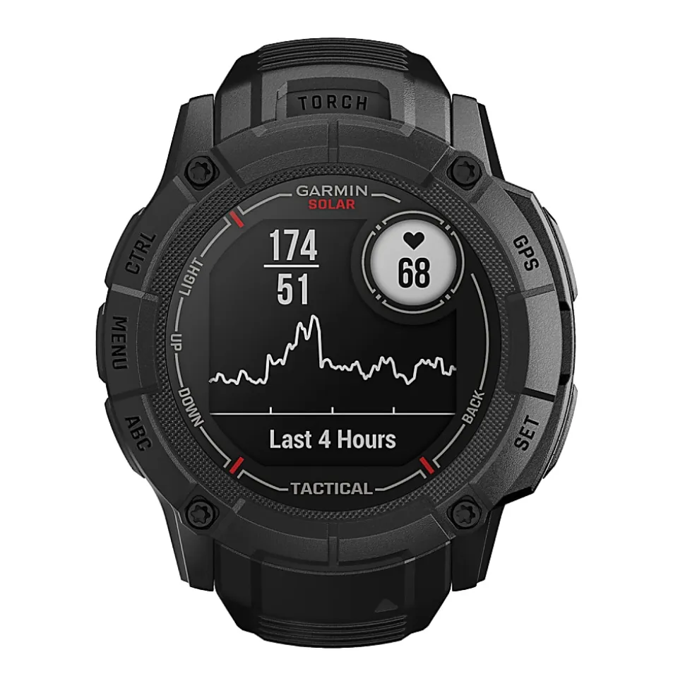 Garmin® Instinct 2X Tactical Edition Solar Smart Watch, Black