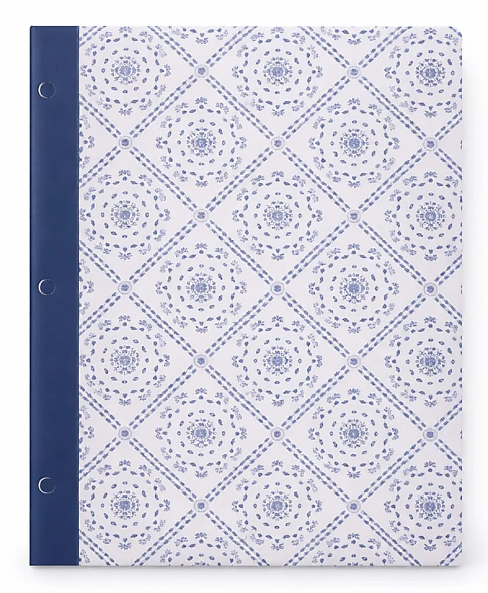 Gartner Studios Dual Pocket Folder, 9-1/4" x 11-1/2", Navy Tile
