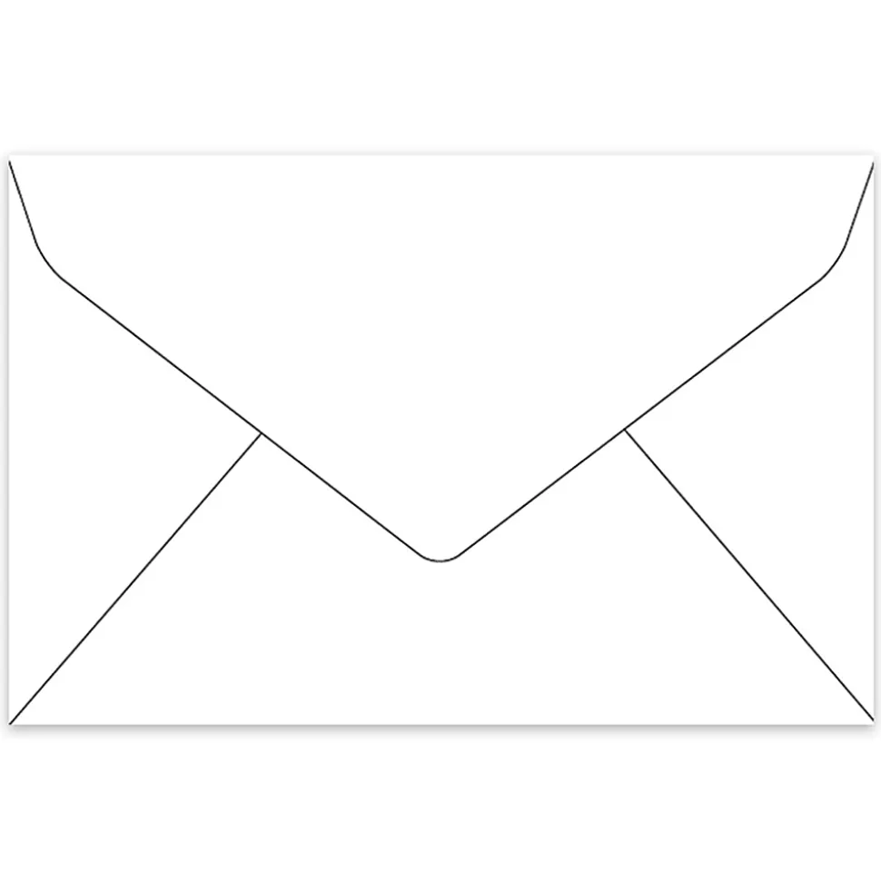 Gartner Studios® Envelopes, A9, Gummed Seal, White, Box Of 50