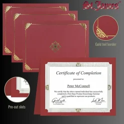Gartner Studios® Envelopes, A9, Gummed Seal, Yellow, Pack Of 50