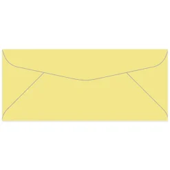 Gartner Studios® #10 Envelopes, Gummed Seal, Yellow, Box Of 50