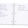 Gartner Studios Spiral Notebook, 8" x 10-1/2", 1 Subject, College Ruled, 70 Sheets, Navy Tile