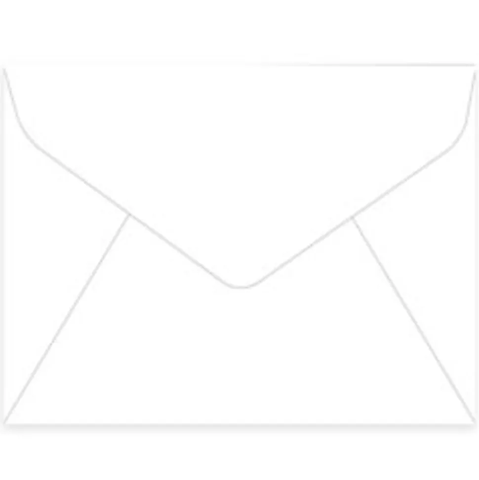 Gartner Studios® Stationery Envelopes, A2, Gummed Seal, White, Pack Of 50