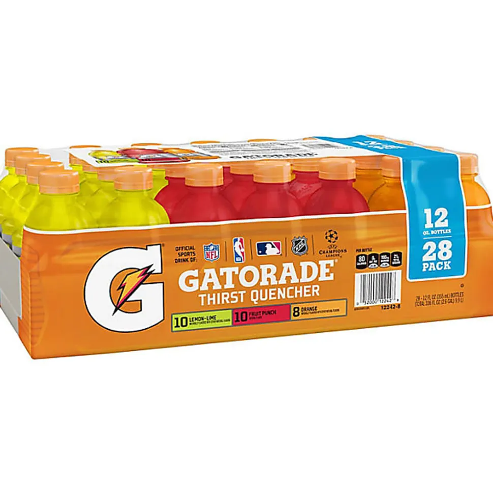 Gatorade Thirst Quencher Variety Pack, 12 Oz, Pack Of 28 Bottles